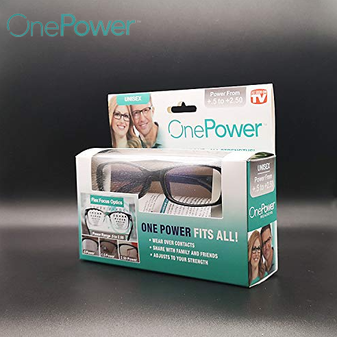 OnePower Glasses pair in its box